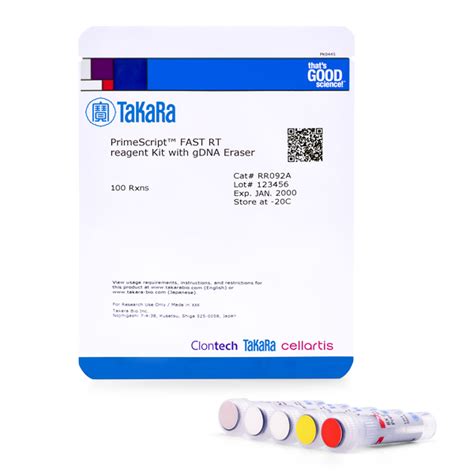 PrimeScript RT Reagent Kit with gDNA Eraser (Perfect Real Time .
